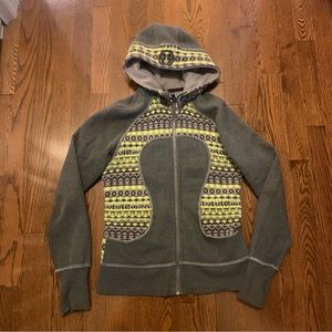 Lululemon Limited Edition Fair Isle Scuba Zip Hoody